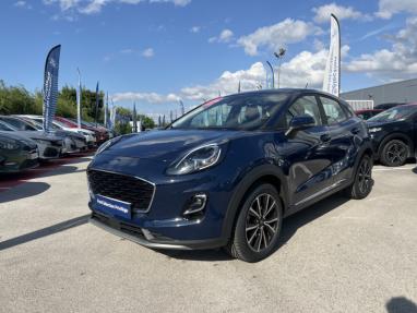 Voir le détail de l'offre de cette FORD Puma 1.0 Flexifuel 125ch S&S mHEV Titanium de 2021 en vente à partir de 281.91 €  / mois