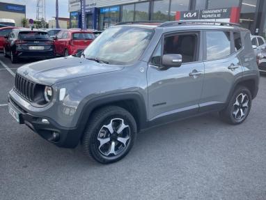 Voir le détail de l'offre de cette JEEP Renegade 1.3 GSE T4 240ch 4xe Trailhawk AT6 MY21 de 2021 en vente à partir de 25 499 € 