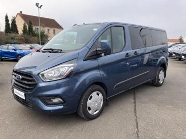 Voir le détail de l'offre de cette FORD Transit Custom Kombi 320 L1H1 2.0 EcoBlue 130ch mHEV Trend Business 7cv de 2023 en vente à partir de 411.85 €  / mois