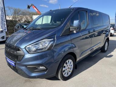 Voir le détail de l'offre de cette FORD Transit Custom Fg 320 L2H1 2.0 EcoBlue 170 S&S Cabine Approfondie Limited BVA6 7cv de 2023 en vente à partir de 481.13 €  / mois
