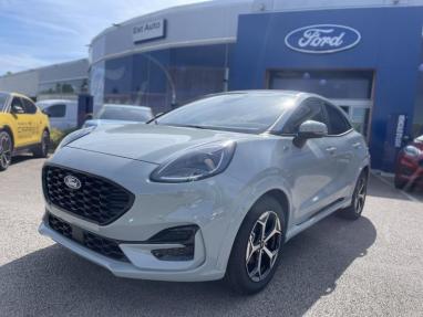 Voir le détail de l'offre de cette FORD Puma 1.0 EcoBoost Hybrid 125ch ST-Line S&S Powershift de 2025 en vente à partir de 374.11 € / mois