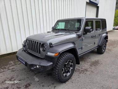 Voir le détail de l'offre de cette JEEP Wrangler 2.0 T 380ch 4xe Rubicon Rock-Trac de 2021 en vente à partir de 474.84 € / mois