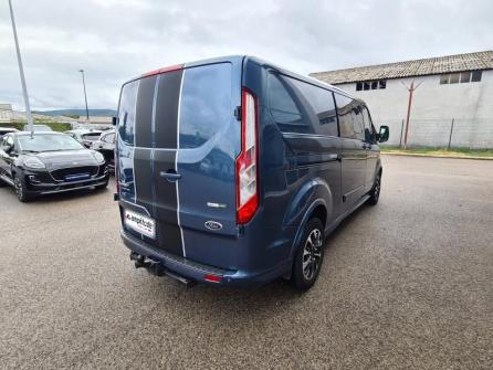 FORD Transit Custom Fg 320 L2H1 2.0 EcoBlue 170 Hybrid Cabine Approfondie Sport à vendre à Oyonnax - Image n°5