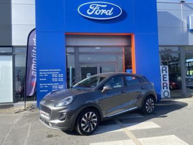 Voir le détail de l'offre de cette FORD Puma 1.0 Flexifuel 125ch S&S mHEV Titanium de 2023 en vente à partir de 209.11 €  / mois