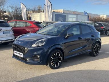 Voir le détail de l'offre de cette FORD Puma 1.0 Flexifuel 125ch S&S mHEV ST-Line X de 2022 en vente à partir de 266.01 €  / mois