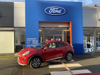 Voir le détail de l'offre de cette FORD Puma 1.0 Flexifuel 125ch S&S mHEV Titanium X de 2022 en vente à partir de 204.76 €  / mois